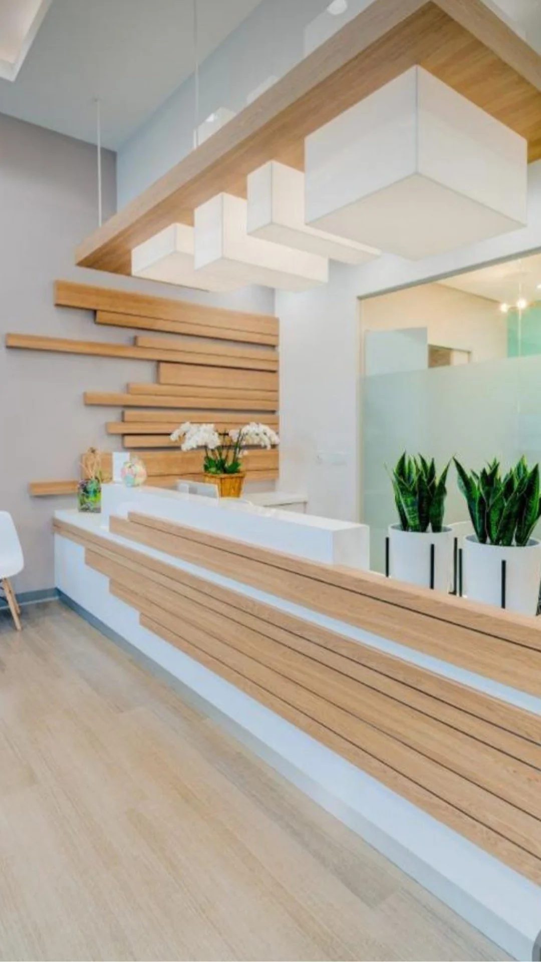 Hotel Spa Bölümü için Yaptığımız Banko ve Dekorasyonu