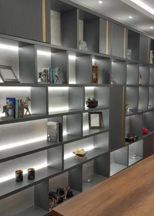 Raf Dolap Led Aydınlatmalı